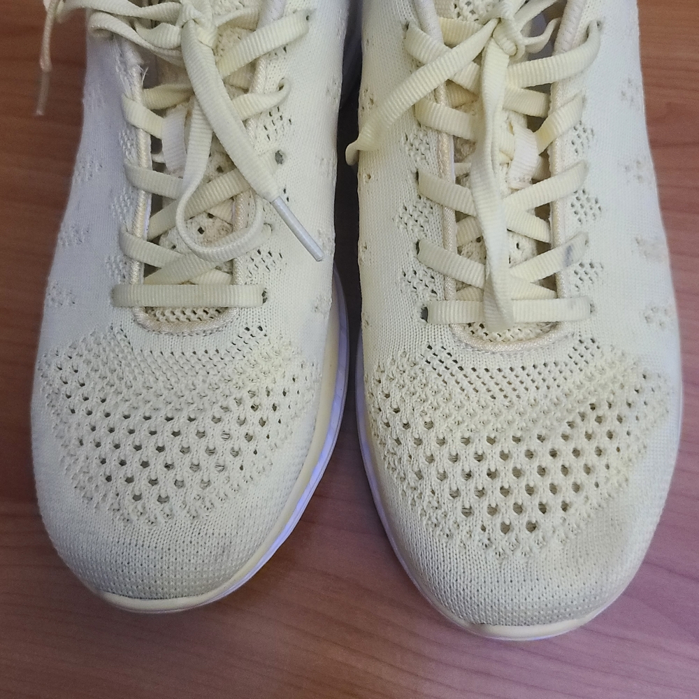 APL Athletic Propulsion Labs Shoes Techloom Pro  Women's  Yellow White Sz 9‎ - Picture 7 of 9